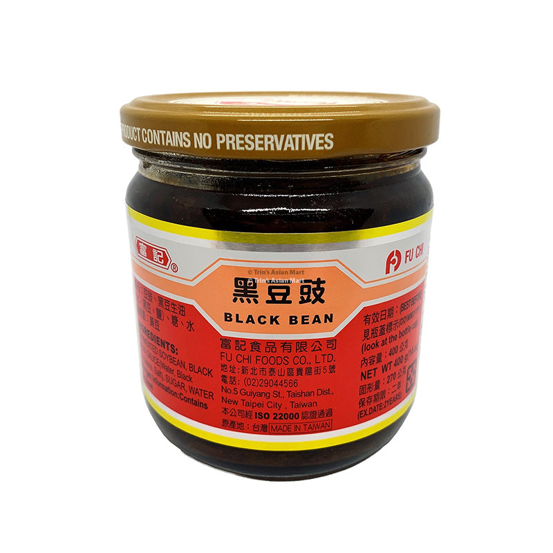 Fuchi Black Bean Sauce 黑豆豉 400g – Trin's Asian Mart
