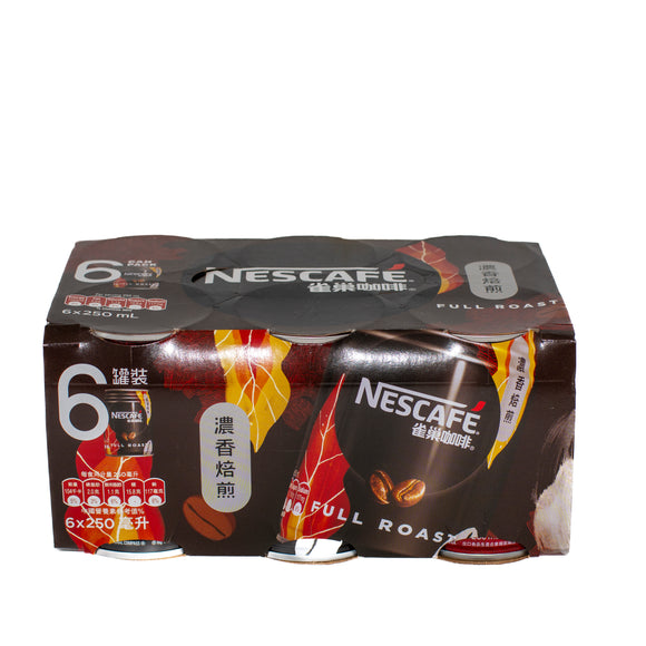 Nestle Nescafe Full Roast 6 x 250mL