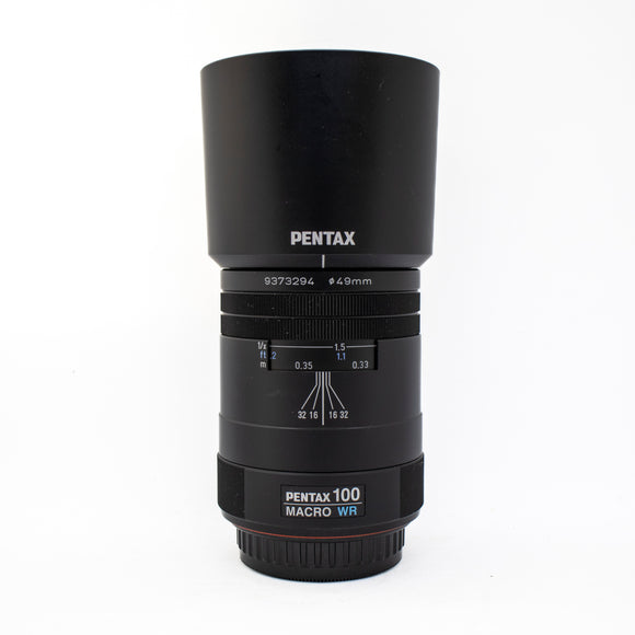 Pentax D FA 100mm f/2.8 Macro WR Lens (used, in perfect condition)