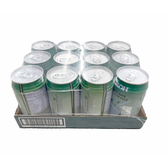 Chaokoh Young Coconut Juice with Pulp 350mL Pack of 12
