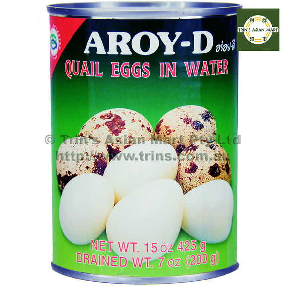 AroyD Quail Eggs in Water 425g