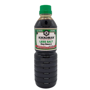 Kikkoman Less Salt Soy Sauce 600mL