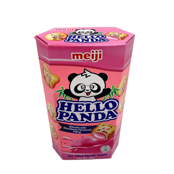 Hello Panda Strawberry Flavour 50g x 10pk