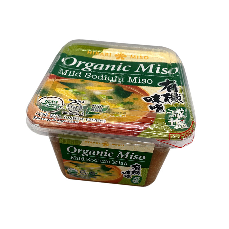 Hikari Less Salt Organic White Miso 500g – Trin's Asian Mart