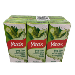 YEO'S SUGAR CANE DRINK  6PK