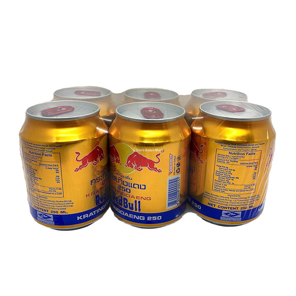 RED BULL THAI VERSION 6x250ML