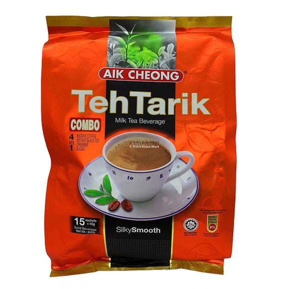 Aik Cheong TehTarik Milk Tea Combo 4 in 1 600g 15 Sachets