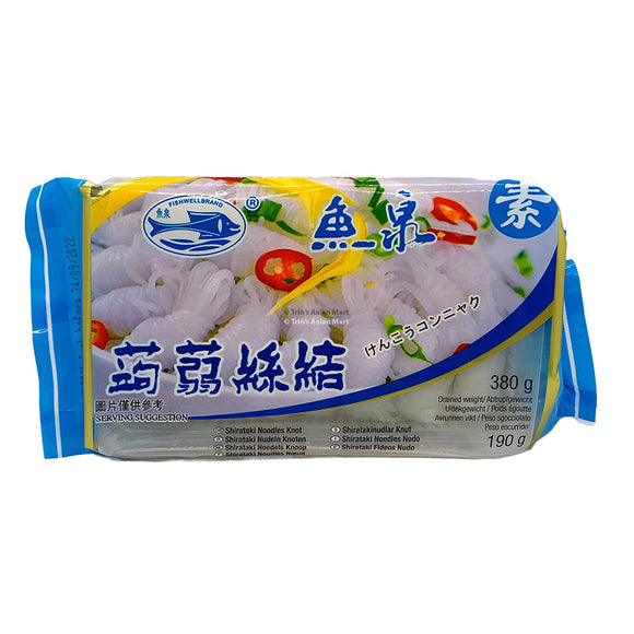 Fish Well Konnyaku Shirataki Noodle Knots 380g