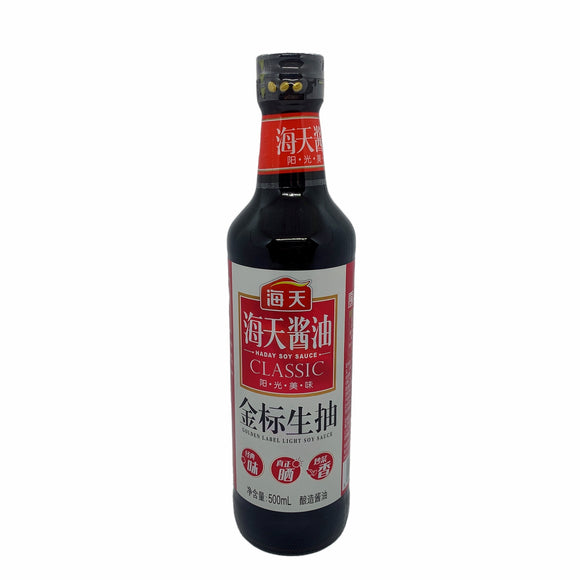 HADAY GOLDEN LABEL LIGHT SOY SAUCE 500ML