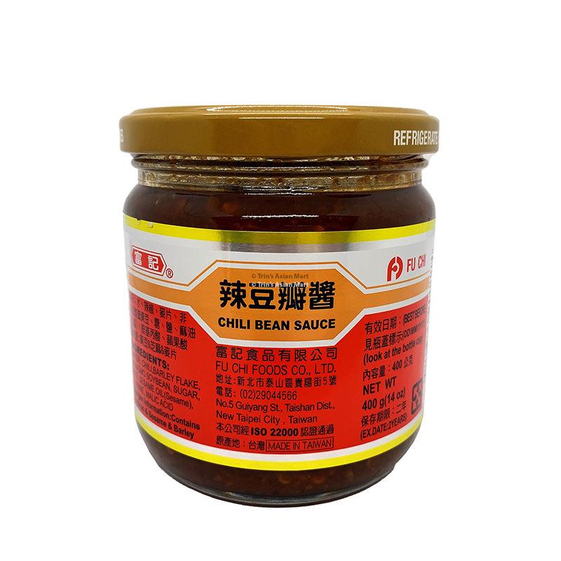 Fuchi Chili Bean Sauce 辣豆瓣酱 400g – Trin's Asian Mart