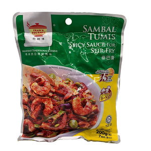Tean's Gourmet Sambal Tumis “Spicy Sauce for Stir Fry” 200g