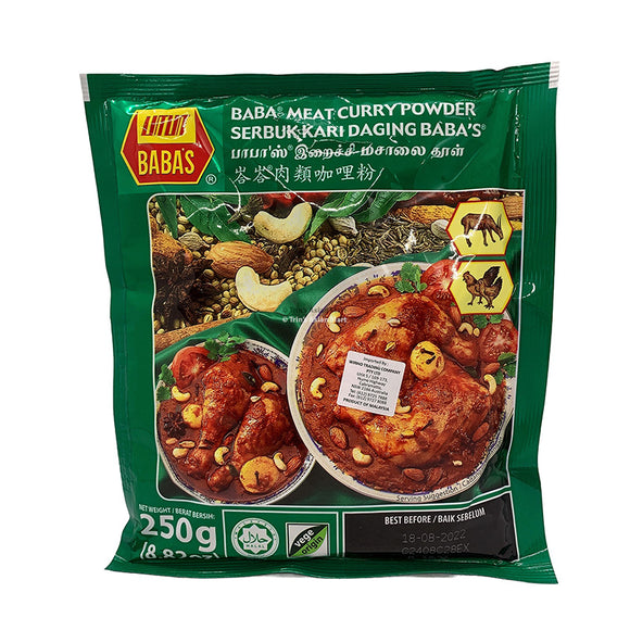 Babas Meat Curry Powder 250g