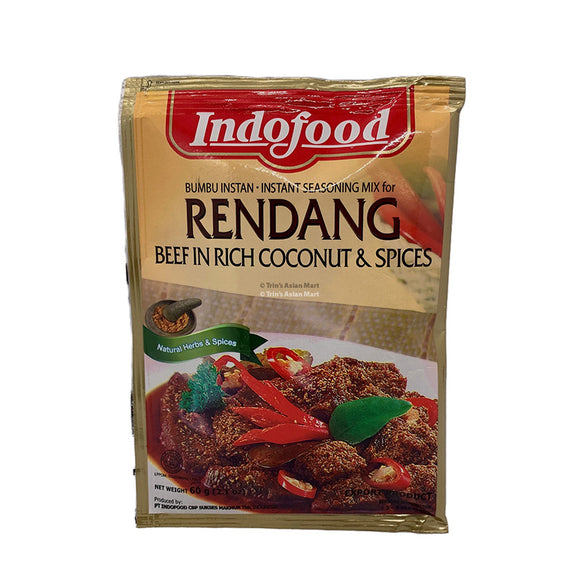 Step Indofood Rendang Indofood Beef in Rich Coconut & Spices “Rendang” 57g – Trin's Asian Mart
