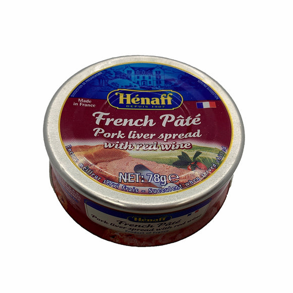 Henaff French Pate (Pork Liver Spread with Red Wine) 78g