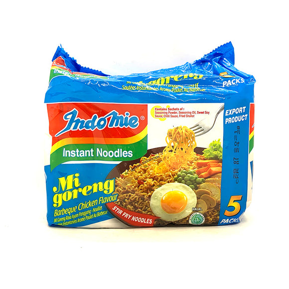 INDOMIE MI GORENG BARBEQUE CHICKEN FLAVOUR 85Gx5