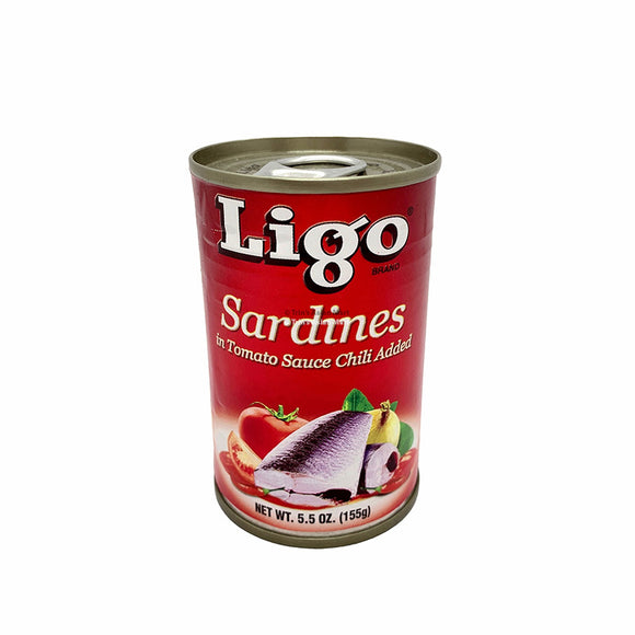 LIGO SARDINES TOMATO SAUCE CHILI 155G