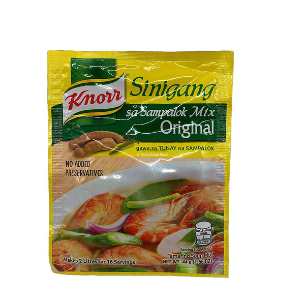 Knorr Sinigang Sa Sampalok Mix Original 44g – Trin's Asian Mart