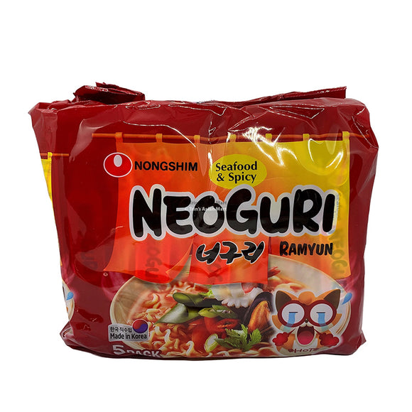 NONGSHIM NEOGURI RAMYUN SEAFOOD AND SPICY 5PK