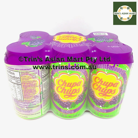CHUPA CHUPS Grape 345mL x 6 Cans