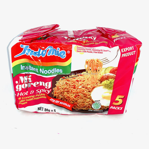 Indomie Mi Goreng Hot and Spicy 5x80G