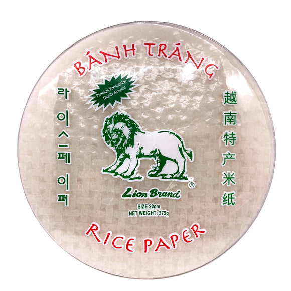 Lion Rice Paper 22cm 375G