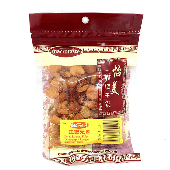 MacroTaste Longan Pulp 100g 生晒元肉