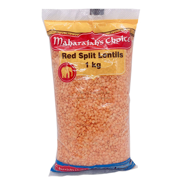 MAHARAJAHS CHOICE RED SPLIT LENTILS 1KG