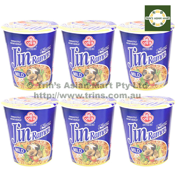 Ottogi Jin Ramen Mild 65g x 6pcs